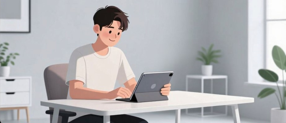 竖版数字名片模板展示图