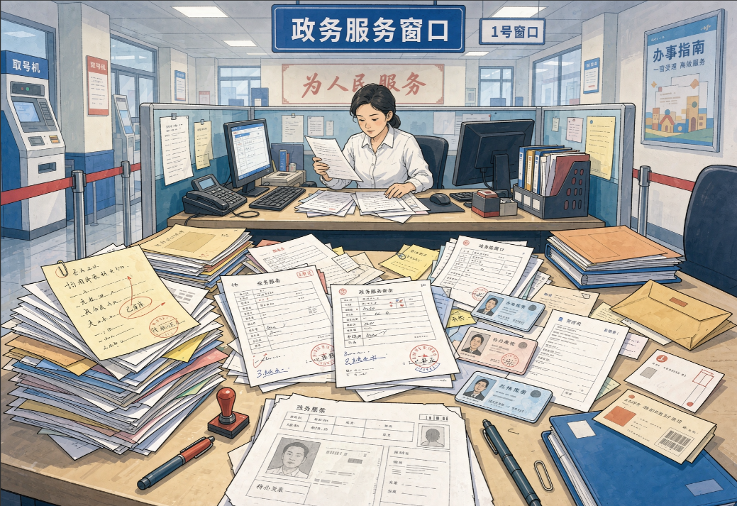 image 政务窗口面对复杂文档处理