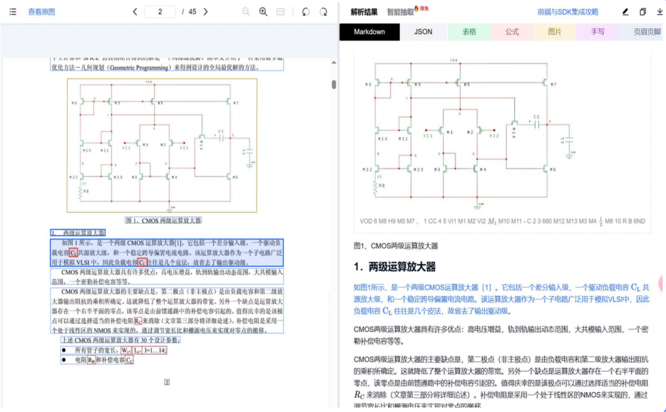 半导体行业企业文档解析过程