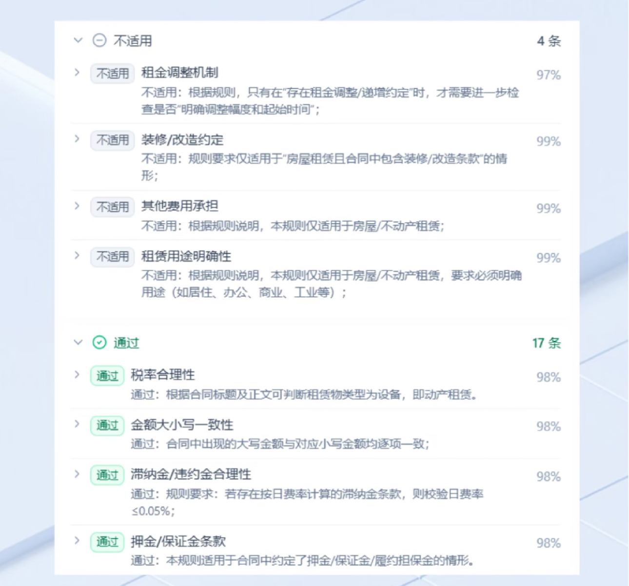 Agent判断审核规则是否适用的示意图