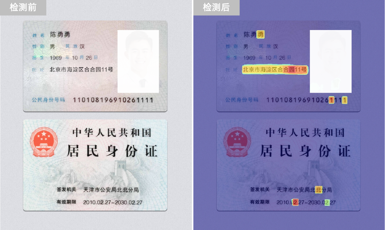 合合信息卡证识别